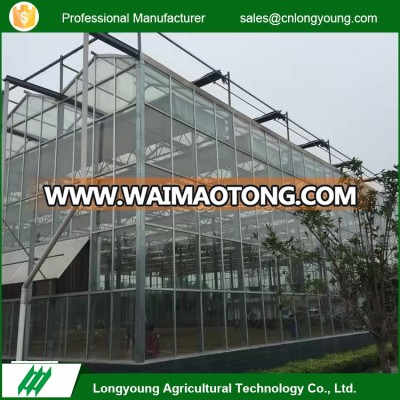 Creative customized venlo structure agriculture fiberglass greenhouse